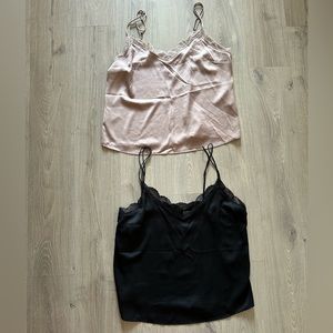 Abercrombie Satin Tanks